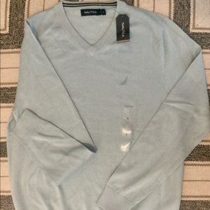 Nautical V neck sweater